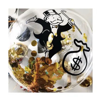 Bubble шарики с бумажными конфетти